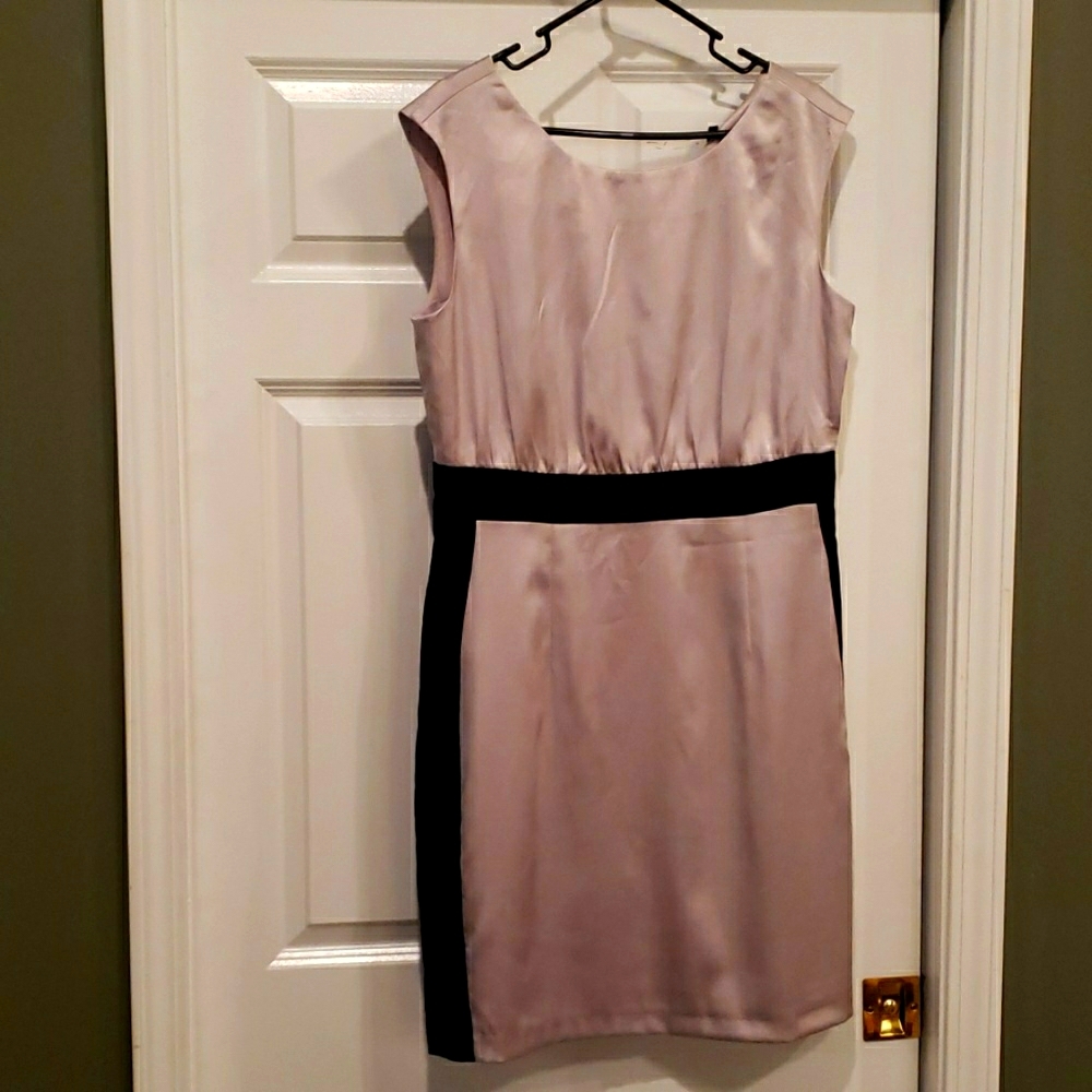 The Limited Dress. Sleeveless. Silver/Black. Sz 14